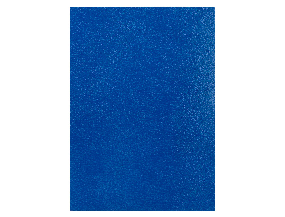 CAPA DE ENCADERNACAO LIDERPAPEL CARTAO DIN A4 1 MM AZUL PACK DE 50 UNIDADES