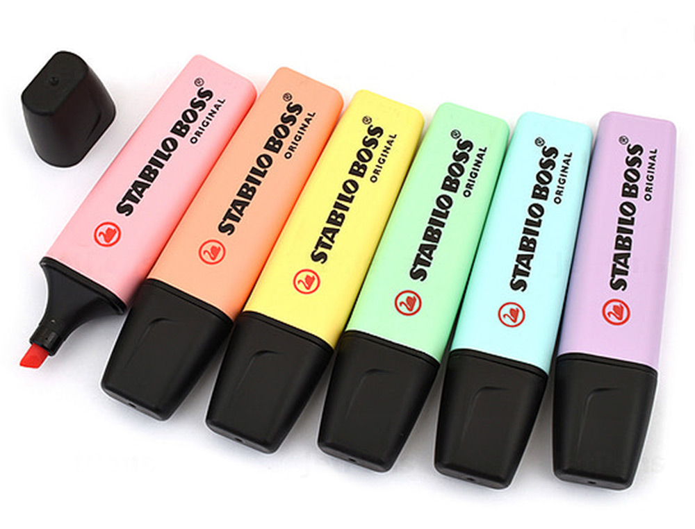 MARCADOR FLUORESCENTE STABILO BOSS 70 PASTEL BRISA VIOLETA