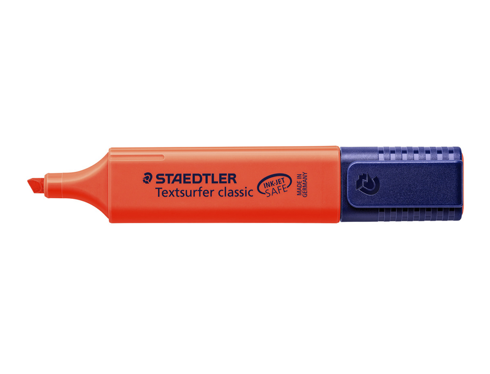 MARCADOR STAEDTLER TEXTSURFER CLASSIC 364 FLUORESCENTE VERMELHO
