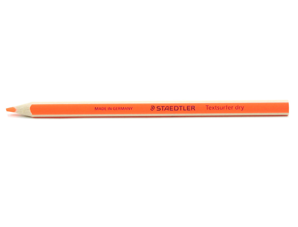 LAPIS FLUORESCENTE STAEDTLER TRIANGULAR TOP STAR LARANJA CAIXA DE 12 UNIDADES
