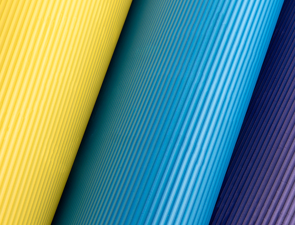 GOMA EVA ONDULADA LIDERPAPEL 50X70CM 2,2MM DE ESPESSURA PRETO