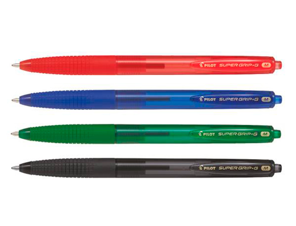 ESFEROGRAFICA PILOT SUPERGRIP G AZUL RETRATIL SUJEICAO DE BORRACHA TINTA BASE DE OLEO