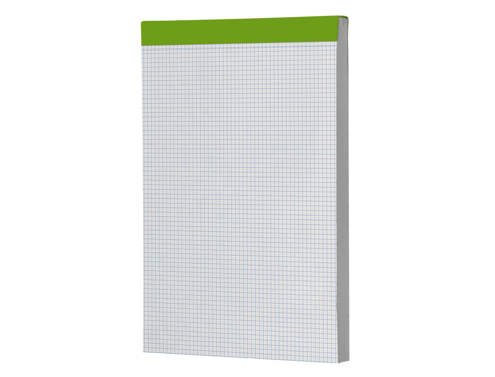 BLOCO DE APONTAMENTOS LIDERPAPEL QUAD 4 MM 80 FOLHAS 60 G/M2PERFURADO SEM CAPA