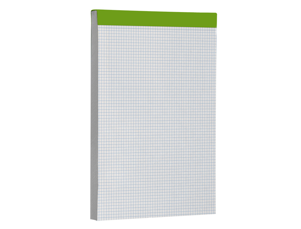 BLOCO DE APONTAMENTOS LIDERPAPEL QUAD 4 MM 80 FOLHAS 60 G/M2PERFURADO SEM CAPA