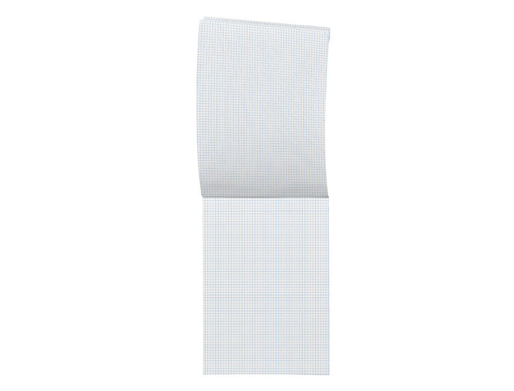 BLOCO DE APONTAMENTOS LIDERPAPEL QUAD 4 MM 80 FOLHAS 60 G/M2PERFURADO SEM CAPA