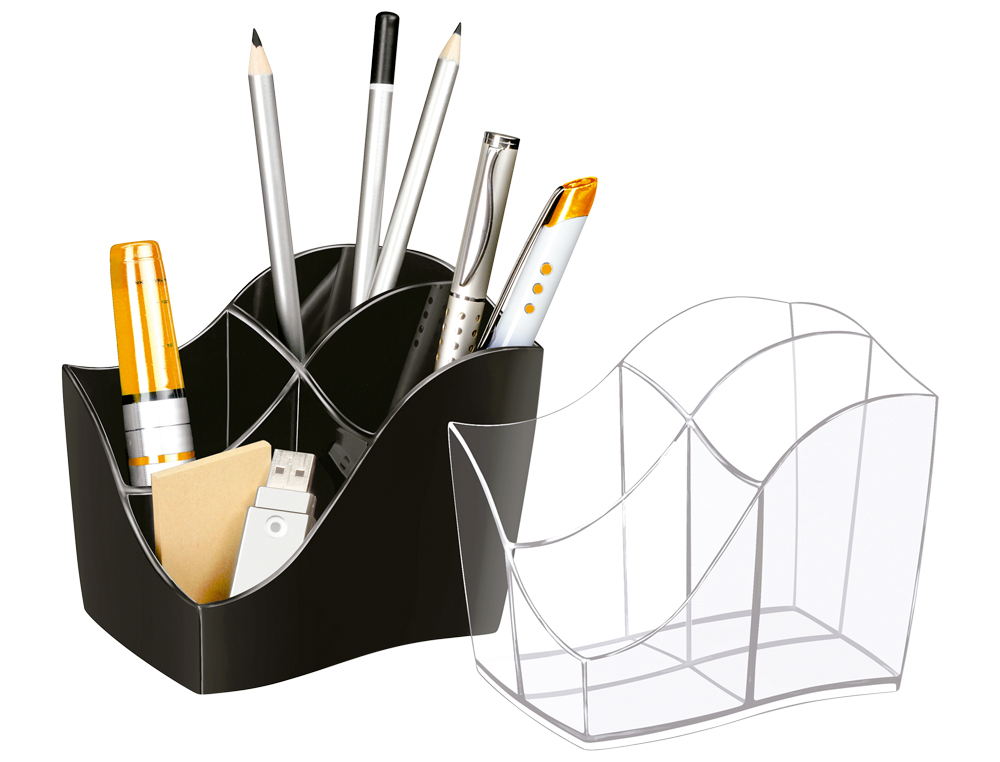 ORGANIZADOR DE SECRETARIA CEP GAMA ISIS PLASTICO PRETO 118X89X98 MM