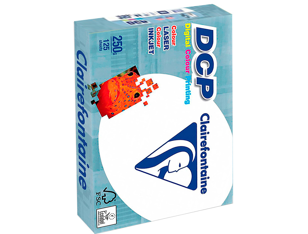PAPEL FOTOCOPIA CLAIREFONTAINE DIN A3 250 GR EMBALAGEM DE 125 FOLHAS