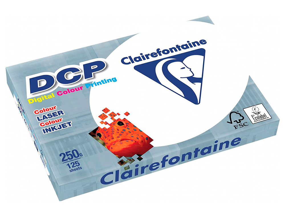 PAPEL FOTOCOPIA CLAIREFONTAINE DIN A3 250 GR EMBALAGEM DE 125 FOLHAS
