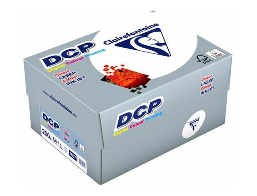 PAPEL FOTOCOPIA CLAIREFONTAINE DIN A3 250 GR EMBALAGEM DE 125 FOLHAS
