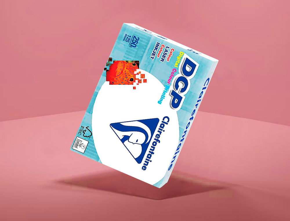 PAPEL FOTOCOPIA CLAIREFONTAINE DIN A3 250 GR EMBALAGEM DE 125 FOLHAS