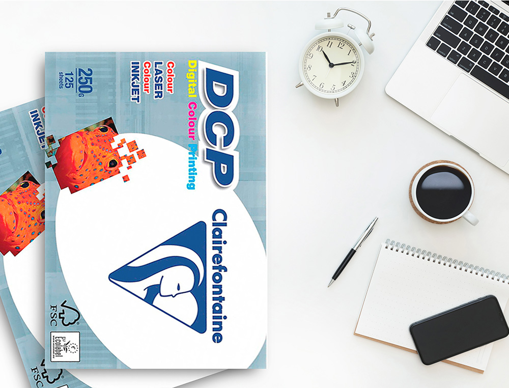 PAPEL FOTOCOPIA CLAIREFONTAINE DIN A3 250 GR EMBALAGEM DE 125 FOLHAS
