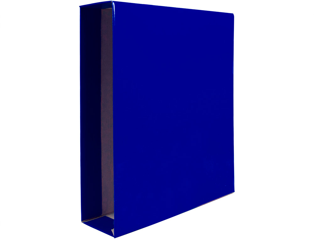 CAIXA PARA PASTA DE ARQUIVO LIDERPAPEL CARTAO FOLIO DOCUMENTA LOMBADA 82MM COR AZUL