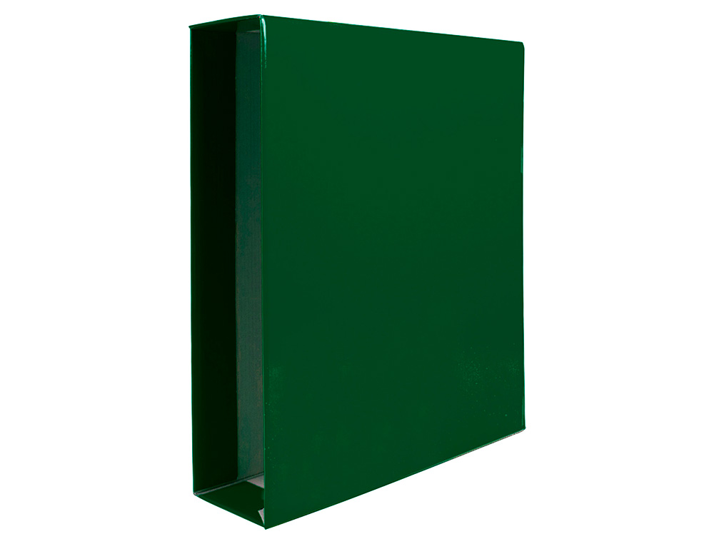 CAIXA PARA PASTA DE ARQUIVO DE ALAVANCA LIDERPAPEL DOCUMENTA DIN A4 LOMBADA 75 MM VERDE