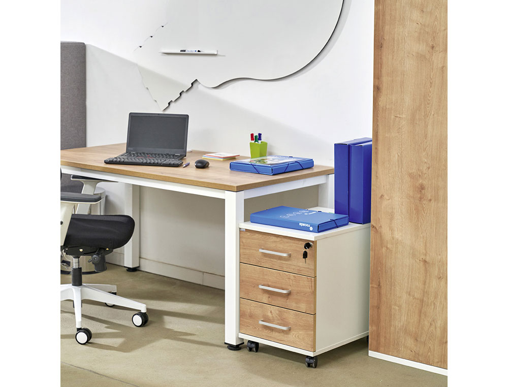 MESA DE ESCRITORIO ROCADA EXECUTIVE 2005AD01 ALUMINIO /FAIA 200X100 CM