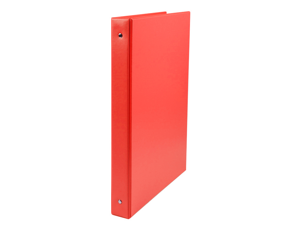 PASTA LIDERPAPEL 4 ANEIS 40 MM REDONDOS PLASTICO FOLIO COR VERMELHO