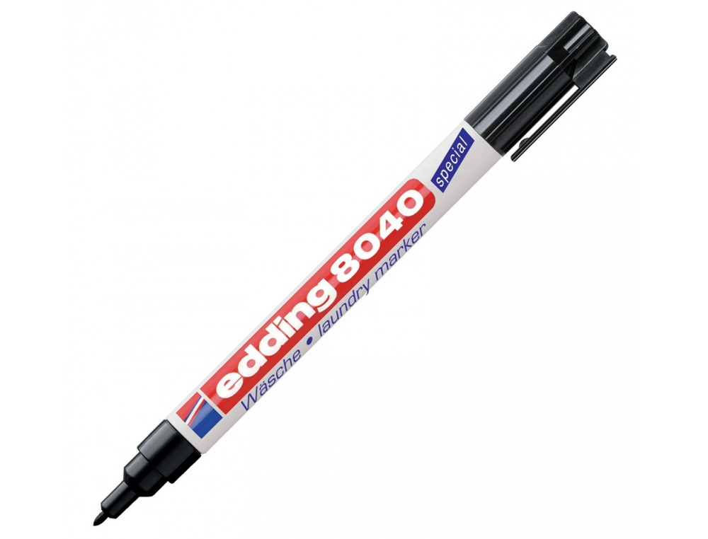 MARCADOR EDDING 8040/1 PARA TECIDO COR PRETO