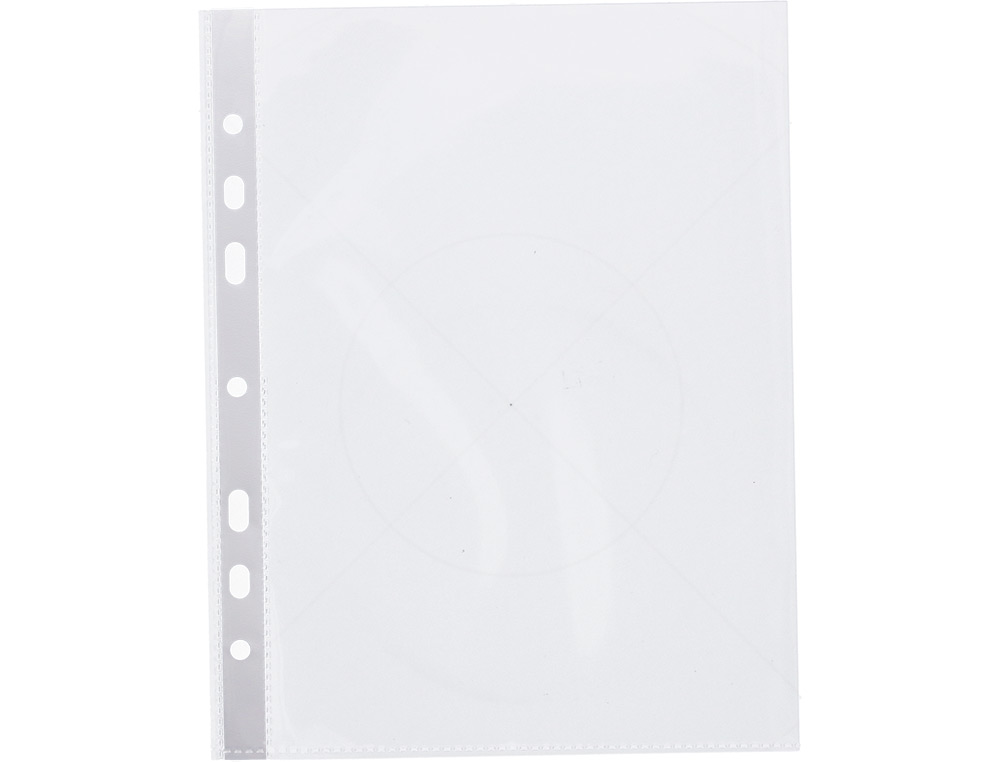 BOLSA CATALOGO/MICA Q-CONNECT DIN A5 100 MICRONS CRISTAL 6 FUROS BOLSA DE 10 UNIDADES