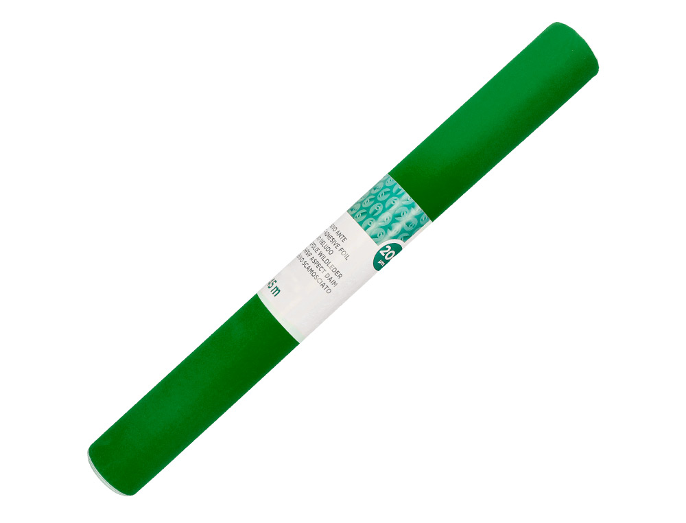 ROLO ADESIVO LIDERPAPEL VELUDO VERDE ROLO DE 0,45 X 2 MT