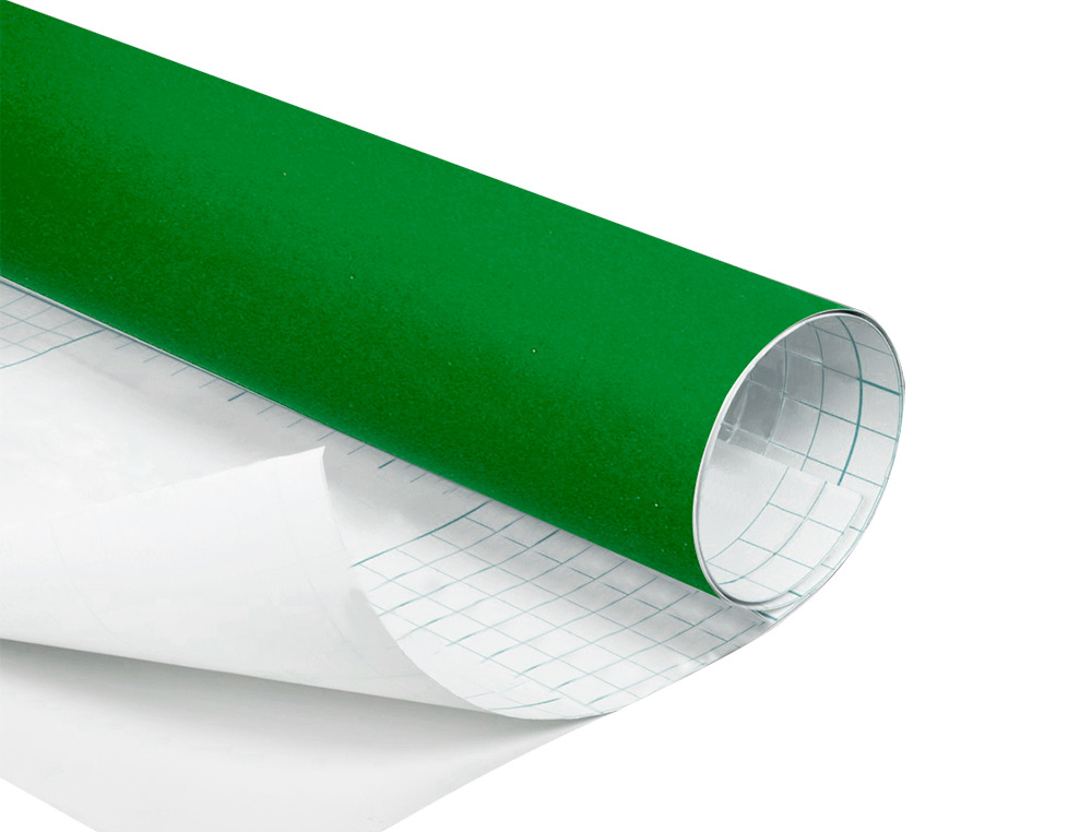 ROLO ADESIVO LIDERPAPEL VELUDO VERDE ROLO DE 0,45 X 2 MT