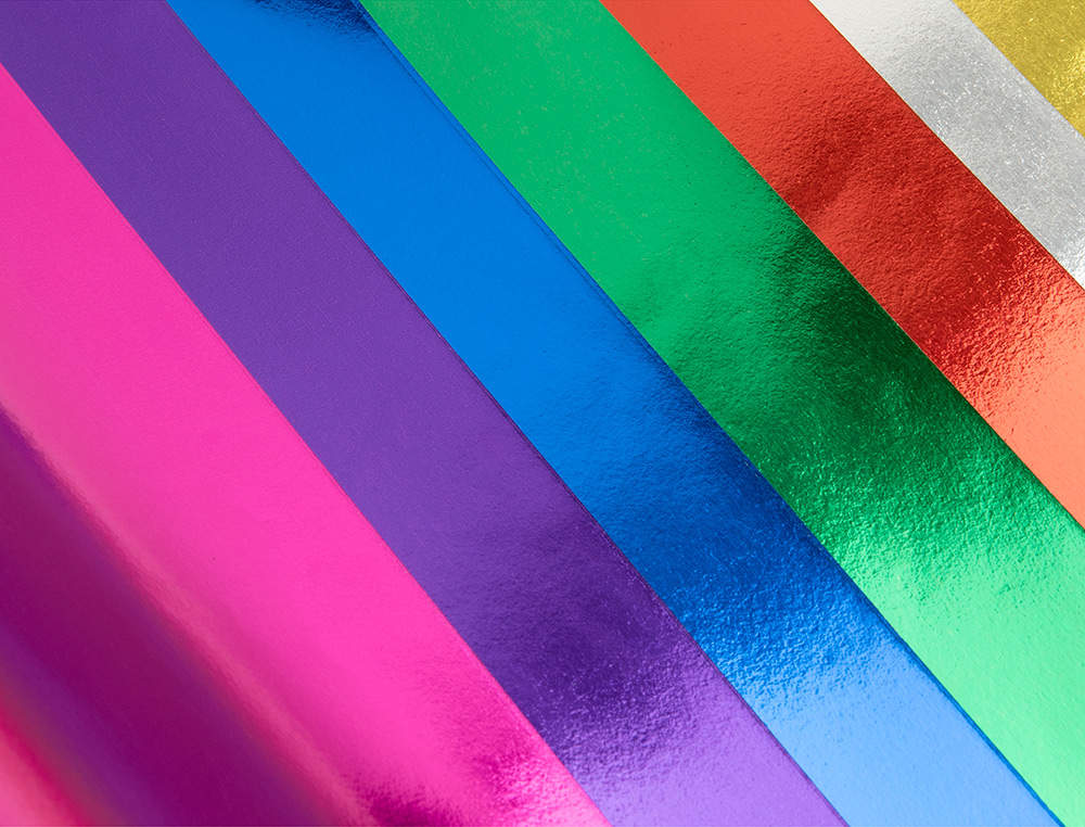 BLOCO TRABALHOS MANUAIS LIDERPAPEL PAPEL METALIZADO 240X315 MM 10 FOLHAS CORES SORTIDAS