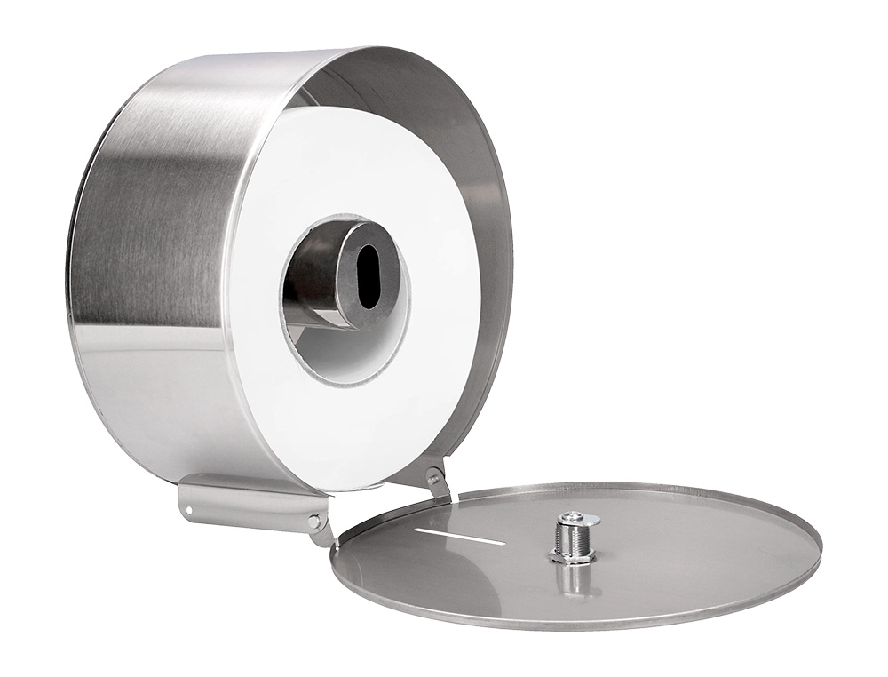 DISPENSADOR Q-CONNECT DE PAPEL HIGIENICO JUMBO ACO INOXIDAVEL 115X254X265 MM