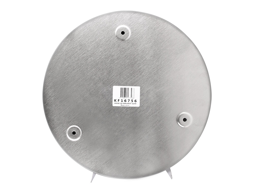 DISPENSADOR Q-CONNECT DE PAPEL HIGIENICO JUMBO ACO INOXIDAVEL 115X254X265 MM