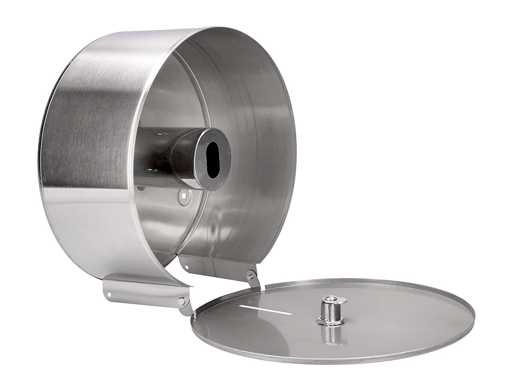DISPENSADOR Q-CONNECT DE PAPEL HIGIENICO JUMBO ACO INOXIDAVEL 115X254X265 MM