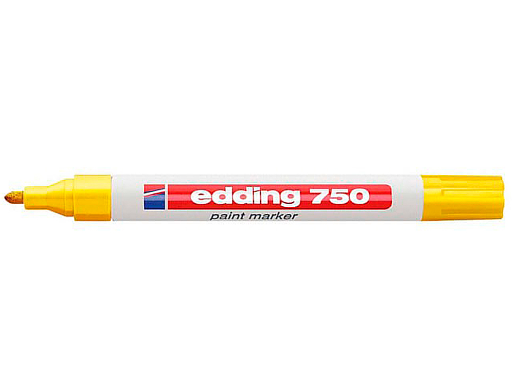 MARCADOR EDDING PONTA DE FIBRA 750 AMARELO PONTA REDONDA 3,5 MM