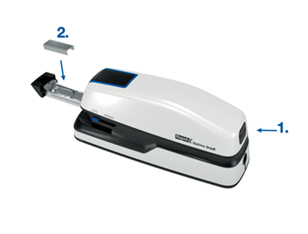 AGRAFADOR RAPID ELETRICO OPTIMA GRIP CAPACIDADE 20 FOLHAS