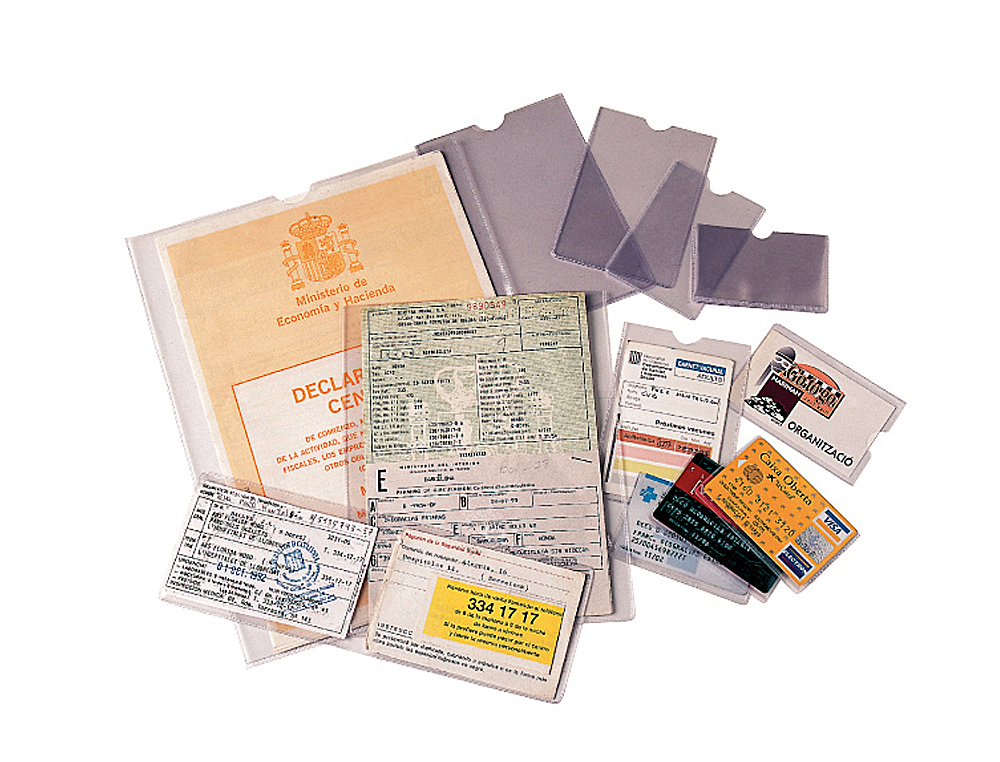 BOLSA CATALOGO ESSELTE PLASTICO 140 MICRONS MEDIDAS 108X160 MM