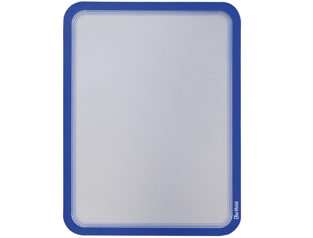 MOLDURA MAGNETICA TARIFOLD DIN A4 EM PVC COR AZUL PACK DE 2 UNIDADES