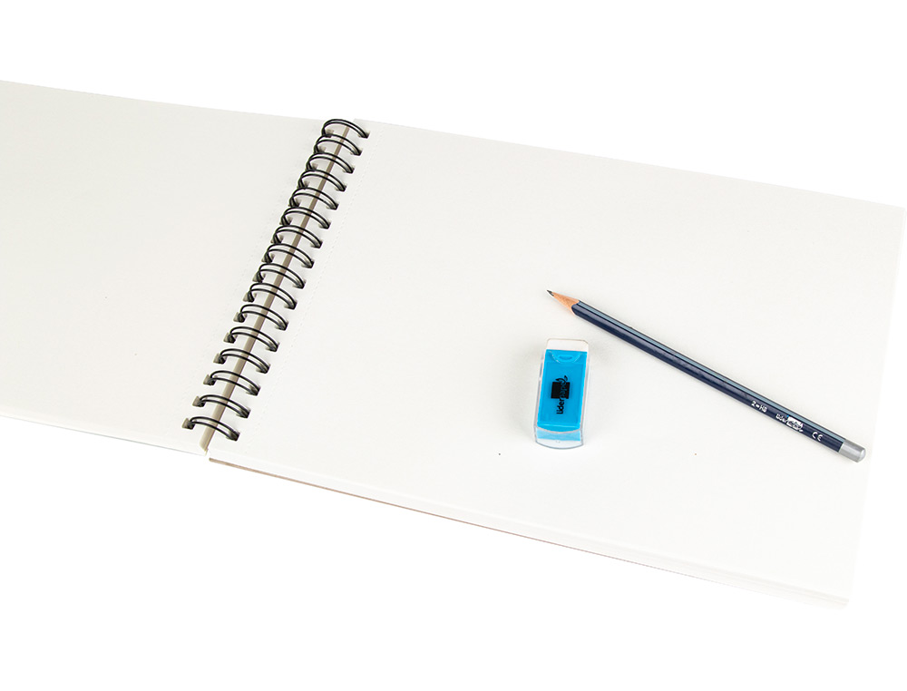 BLOCO DE ESBOCOS LIDERPAPEL ESPIRAL DIN A5 100 FOLHAS 90 GR SEM ESQUADRIA