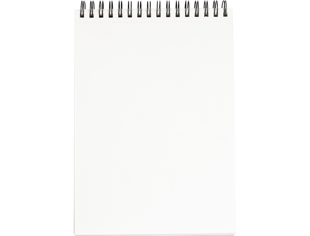 BLOCO DE ESBOCOS LIDERPAPEL ESPIRAL DIN A5 100 FOLHAS 90 GR SEM ESQUADRIA