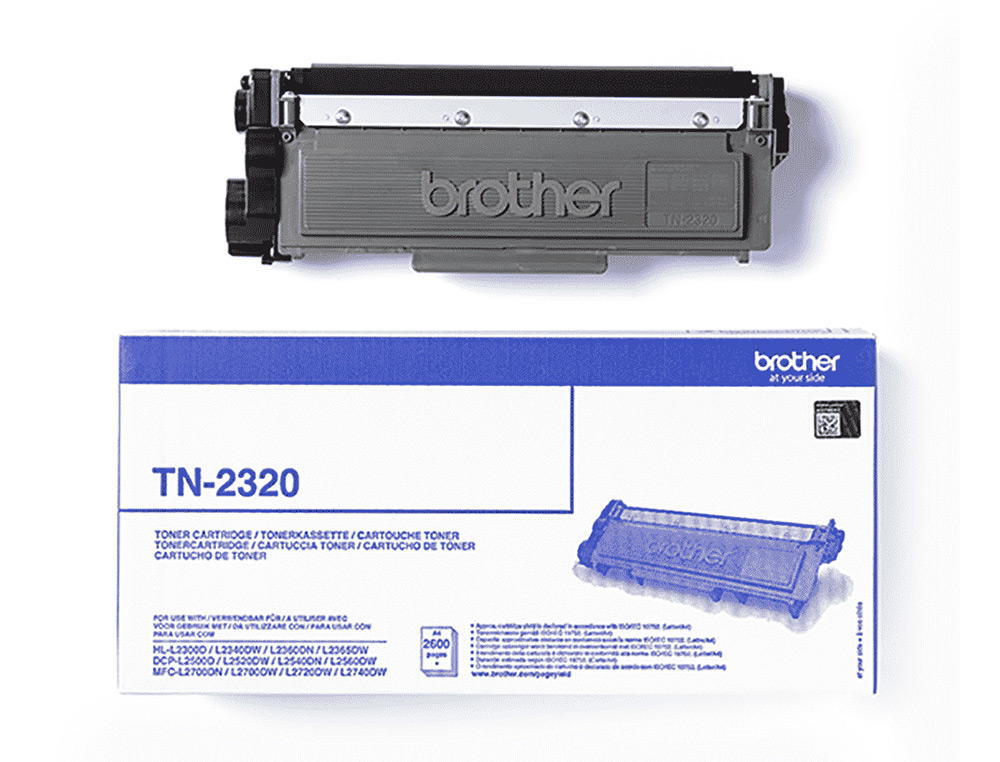 TONER BROTHER TN-2320 DCPL2520DW DCPL2540DN MFCL2700DW MFCL2720DW MFCL2740DW PRETO 2600 PAG