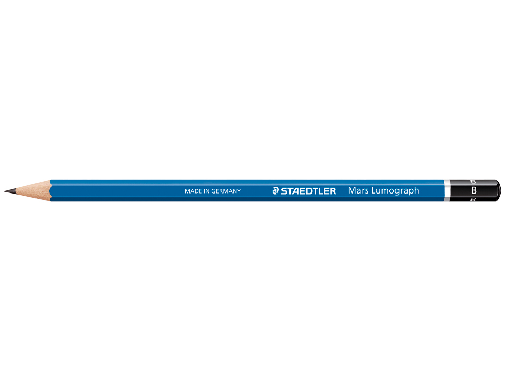 LAPIS DE GRAFITE STAEDTLER MARS LUMOGRAPH 100 B UNIDADE