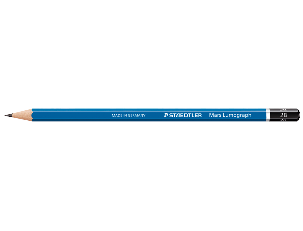 LAPIS DE GRAFITE STAEDTLER MARS LUMOGRAPH 100 2B UNIDADE