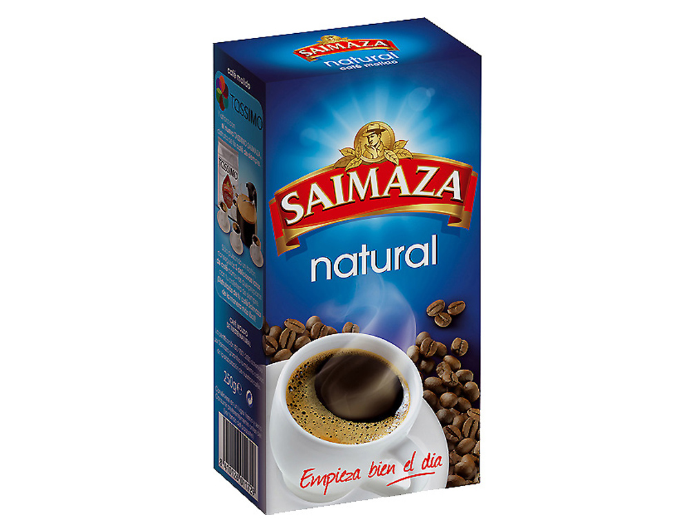 CAFE MOIDO NATURAL SUPERIOR SAIMAZA PACK DE 250 GR +10% GRATIS