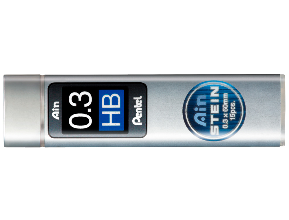 MINAS PENTEL AIN STEIN 0.3 HB ESTOJO COM 15 MINAS