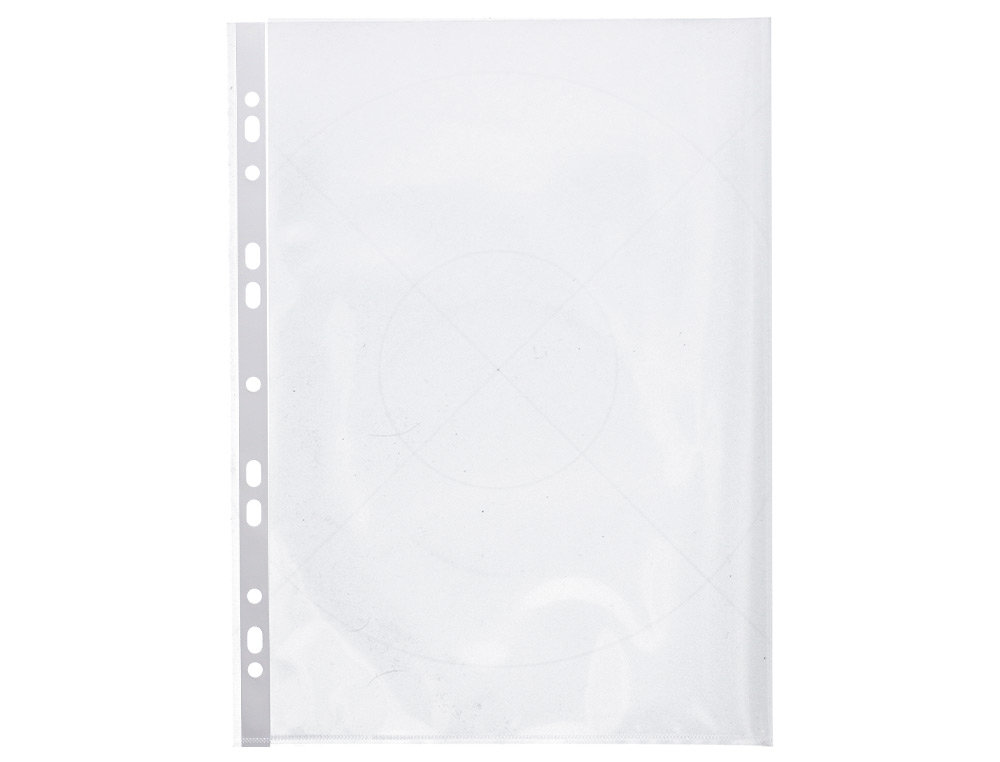 BOLSA CATALOGO/MICA Q-CONNECT DIN A3 AO BAIXO 80 MICRONS CRISTAL COM ABERTURA SUPERIOR - BOLSA DE 10