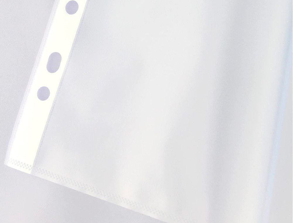 BOLSA CATALOGO/MICA Q-CONNECT DIN A3 AO BAIXO 80 MICRONS CRISTAL COM ABERTURA SUPERIOR - BOLSA DE 10