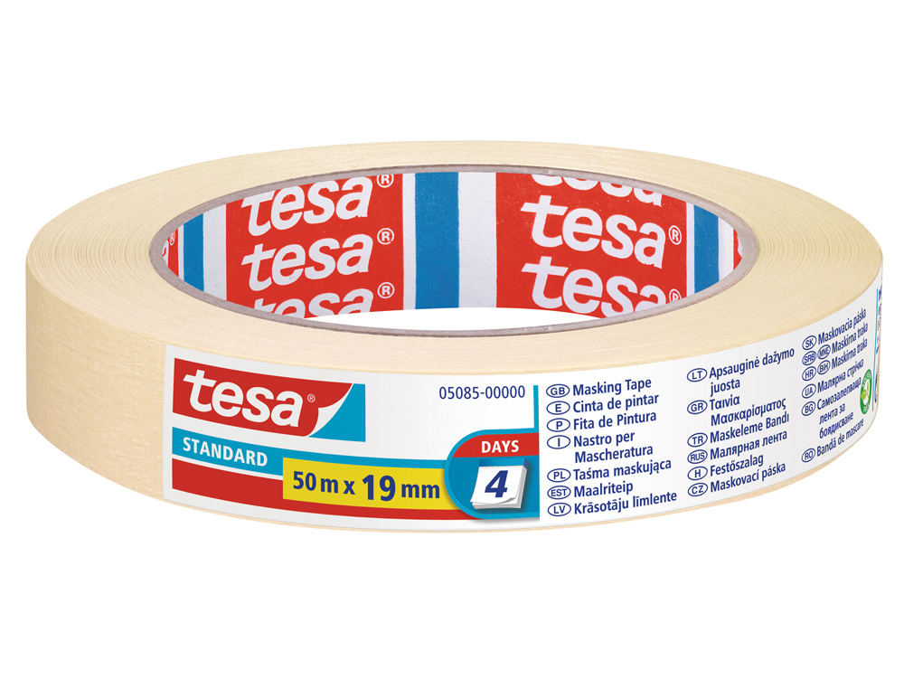 FITA ADESIVA TESA PARA PINTOR 50 MT X 19 MM
