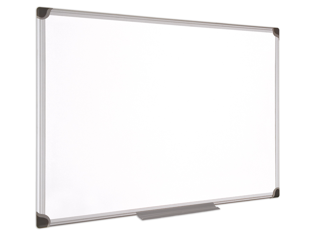 QUADRO BRANCO BI-OFFICE MAGNETICA MAYA W CERAMICA VITRIFICADA MOLDURA DE ALUMINIO 150 X 100 CM COM BANDEJA PARA ACESSORI