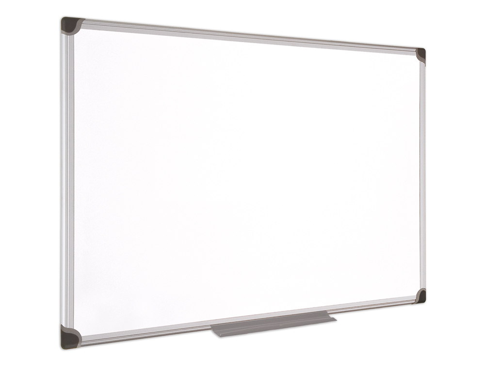 QUADRO BRANCO BI-OFFICE MAGNETICA MAYA W CERAMICA VITRIFICADA MOLDURA DE ALUMINIO 180 X 90 CM COM BANDEJA PARA ACESSORIO
