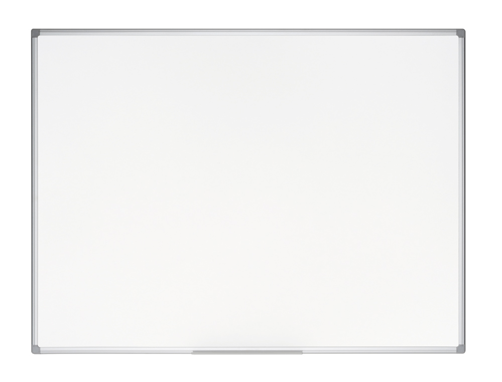 QUADRO BRANCO BI-OFFICE EARTH-IT MAGNETICO DE ACO VITRIFICADO MOLDURA DE ALUMINIO 100 X 150 CM COM BANDEJA PARA ACESSORI