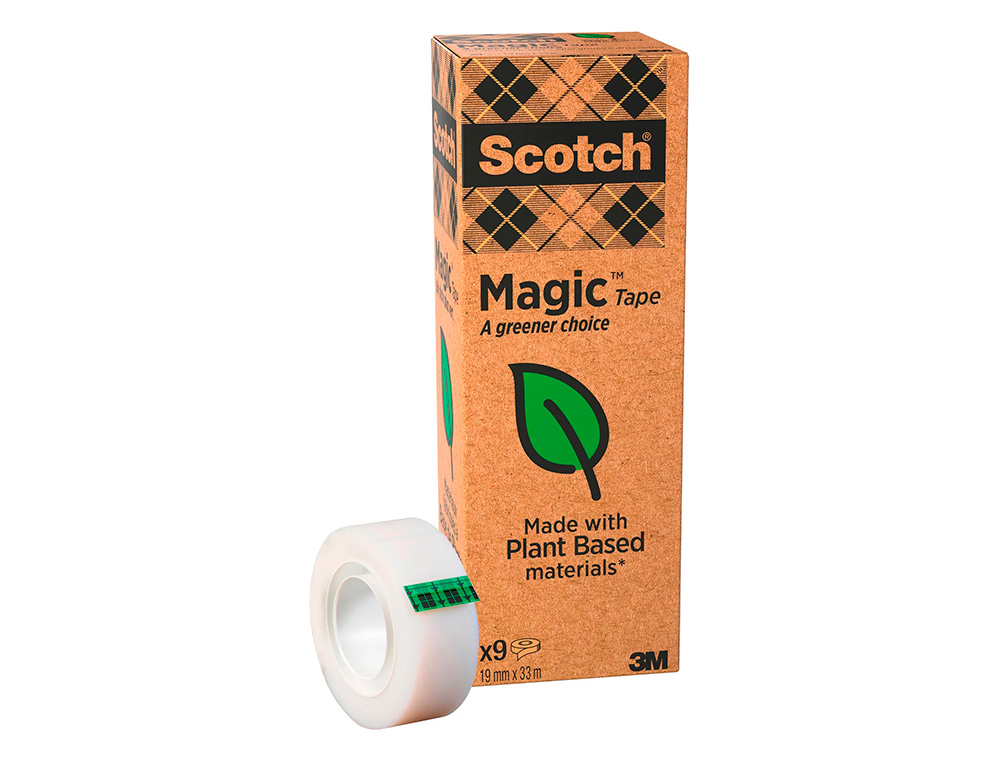 FITA ADESIVA SCOTCH MAGIC 33X19 MM PACK DE 9 ROLOS
