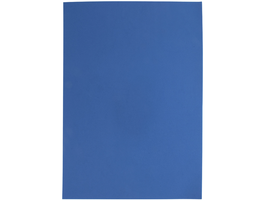 GOMA EVA LIDERPAPEL DIN A4 60 GR ESPESSURA 1,5MM AZUL PACK 10 FOLHAS