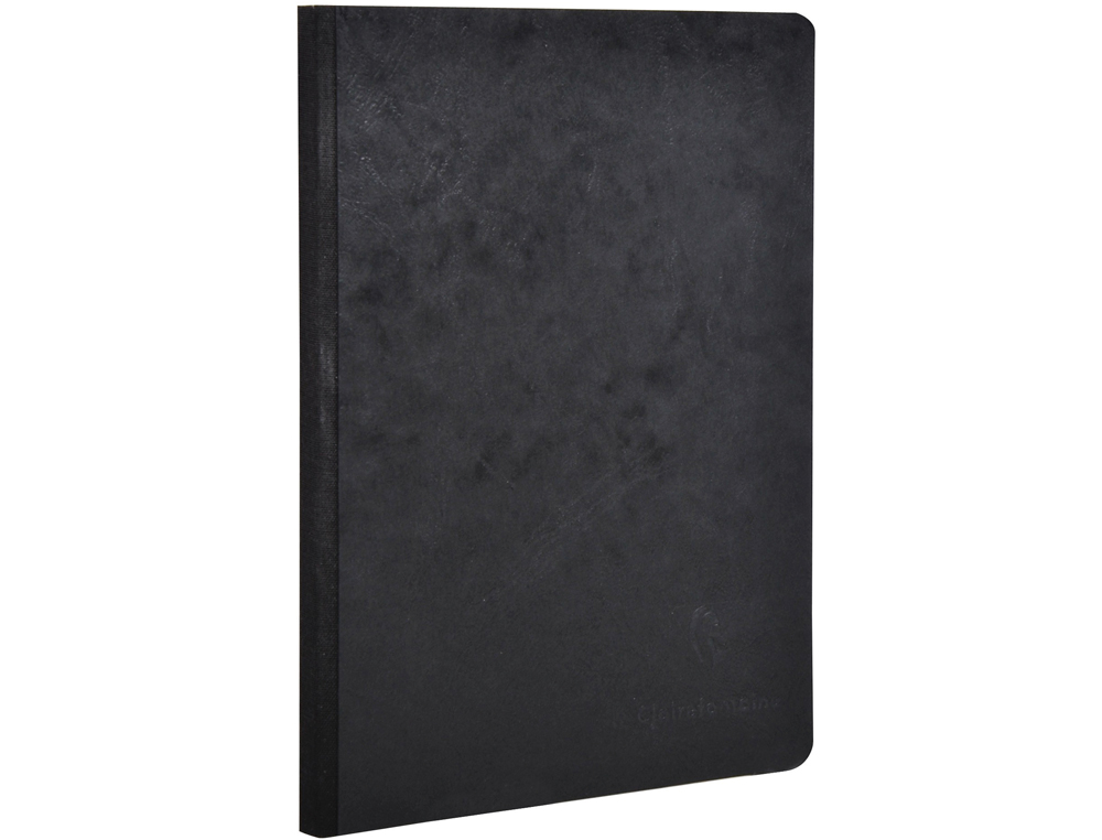 CADERNO CLAIREFONTAINE CAPA CARTOLINA DIN A4 PAUTADO 5 MM 96 FOLHAS COR PRETO