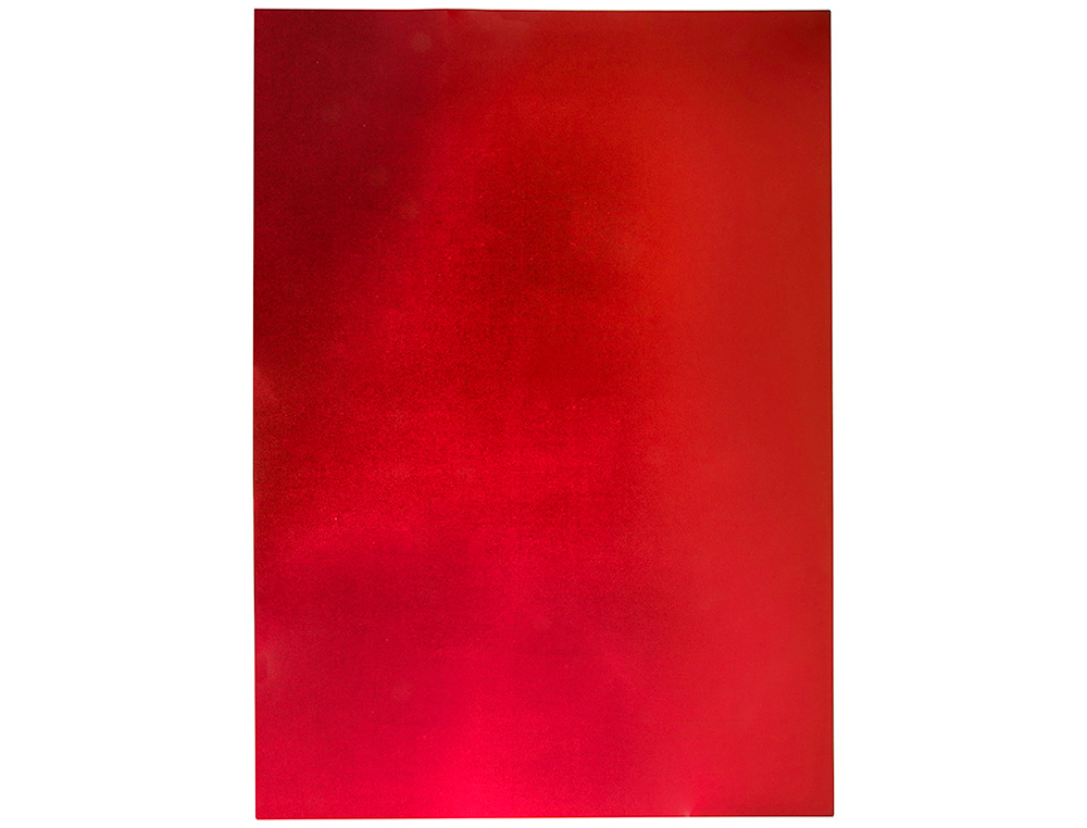 GOMA EVA LIDERPAPEL 50X70 CM ESPESSURA 2 MM METALIZADA VERMELHO