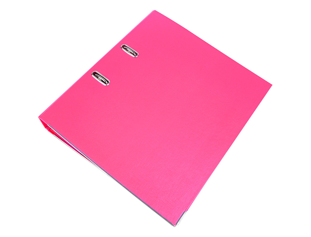 PASTA DE ARQUIVO DE ALAVANCA LIDERPAPEL DOCUMENTA PVC DIN A4 LOMBADA 52 MM ROSA