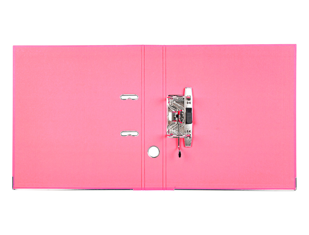 PASTA DE ARQUIVO DE ALAVANCA LIDERPAPEL DOCUMENTA PVC DIN A4 LOMBADA 52 MM ROSA